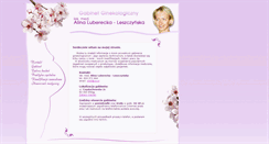 Desktop Screenshot of luberecka.pl